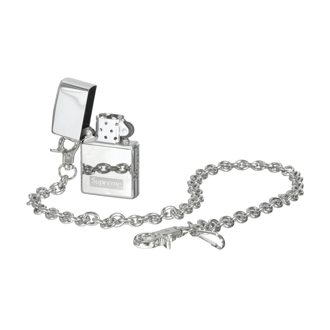 Supreme Chain Zippo Silver