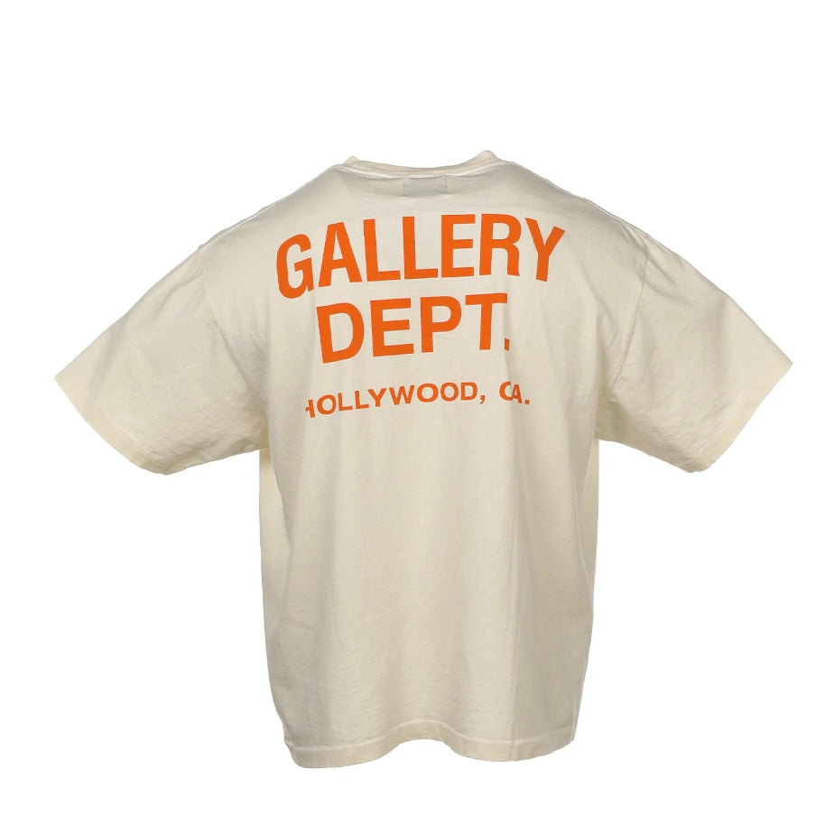 Gallery Dept. Souvenir T-Shirt Cream/Orange