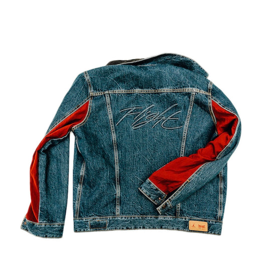 Jordan x Levi’s Reversible Trucker Jacket Indigo