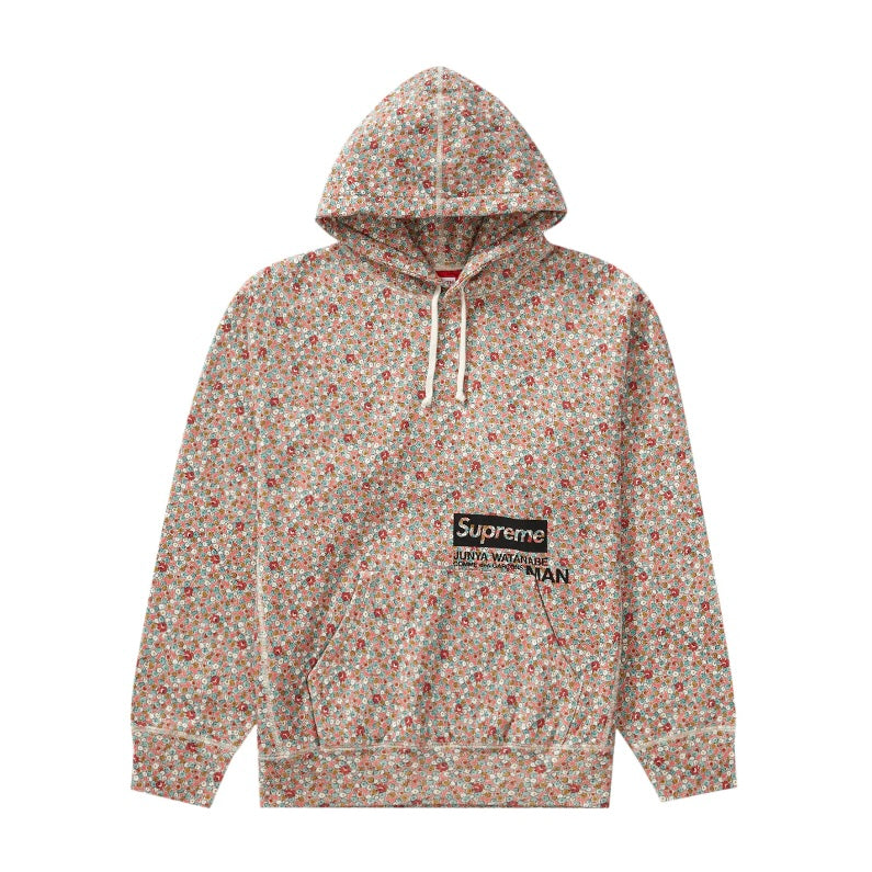 Supreme Junya Watanabe CDG Man Hoodie Pink Flowers