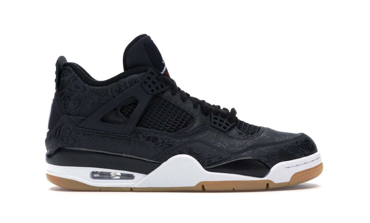 Jordan 4 Retro Laser Black Gum (Men’s)