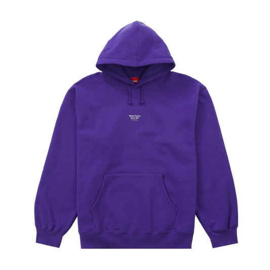 Supreme World Famous Micro Hoodie Purple