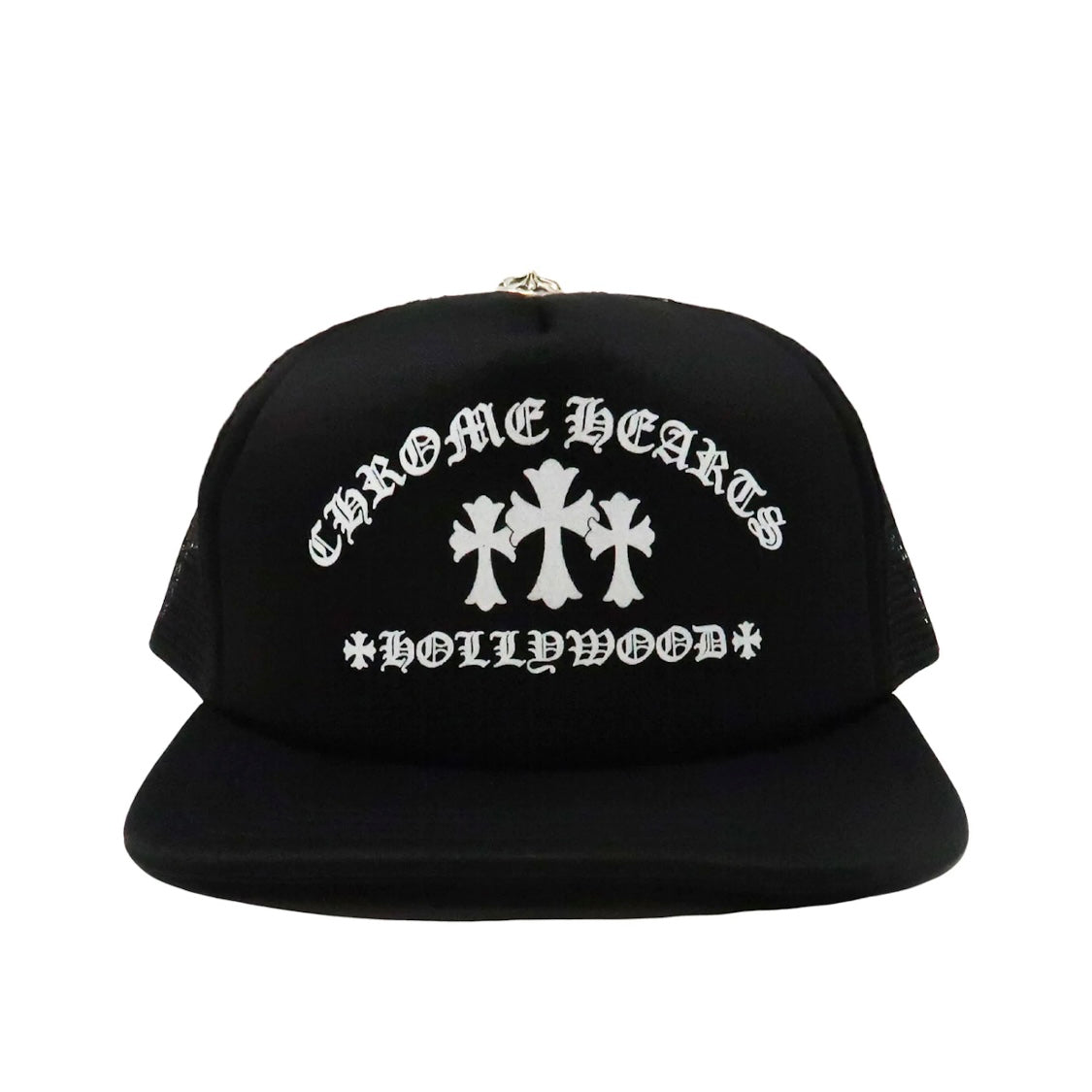 Chrome Hearts King Taco Trucker Hat Black/White