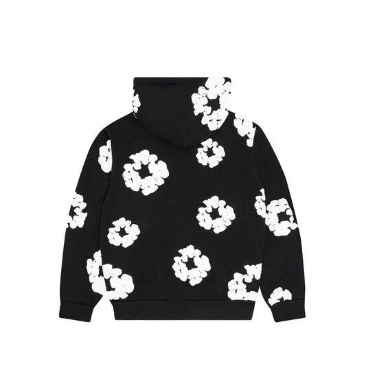 Denim Tears Cotton Wreath Hoodie Black
