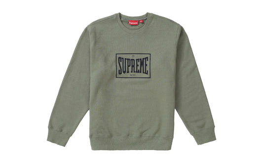 Supreme Warm Up Crewneck Light Olive