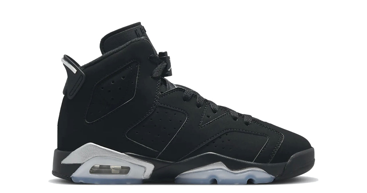 Jordan 6 Retro Chrome Metallic Silver (Youth)