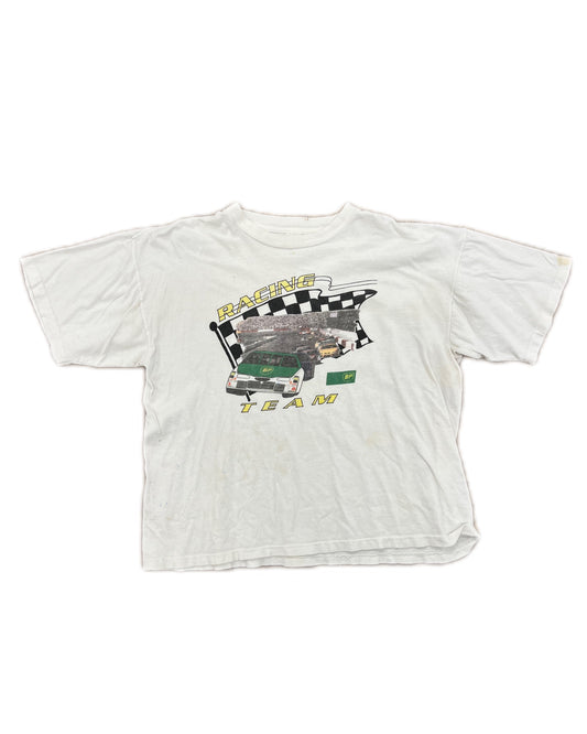 Racing Team Vintage Tee White