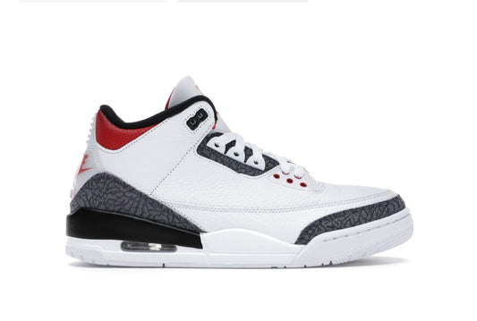 Jordan 3 Retro Fire Red Denim (Men’s)