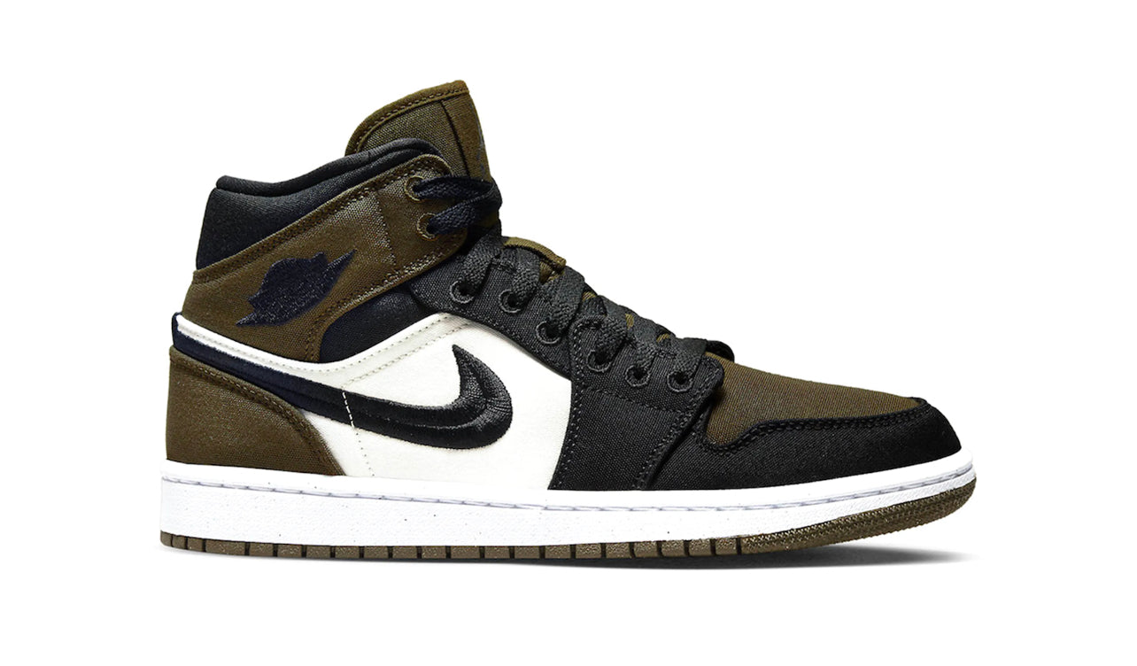 Jordan 1 Mid Olive Toe (Women’s)