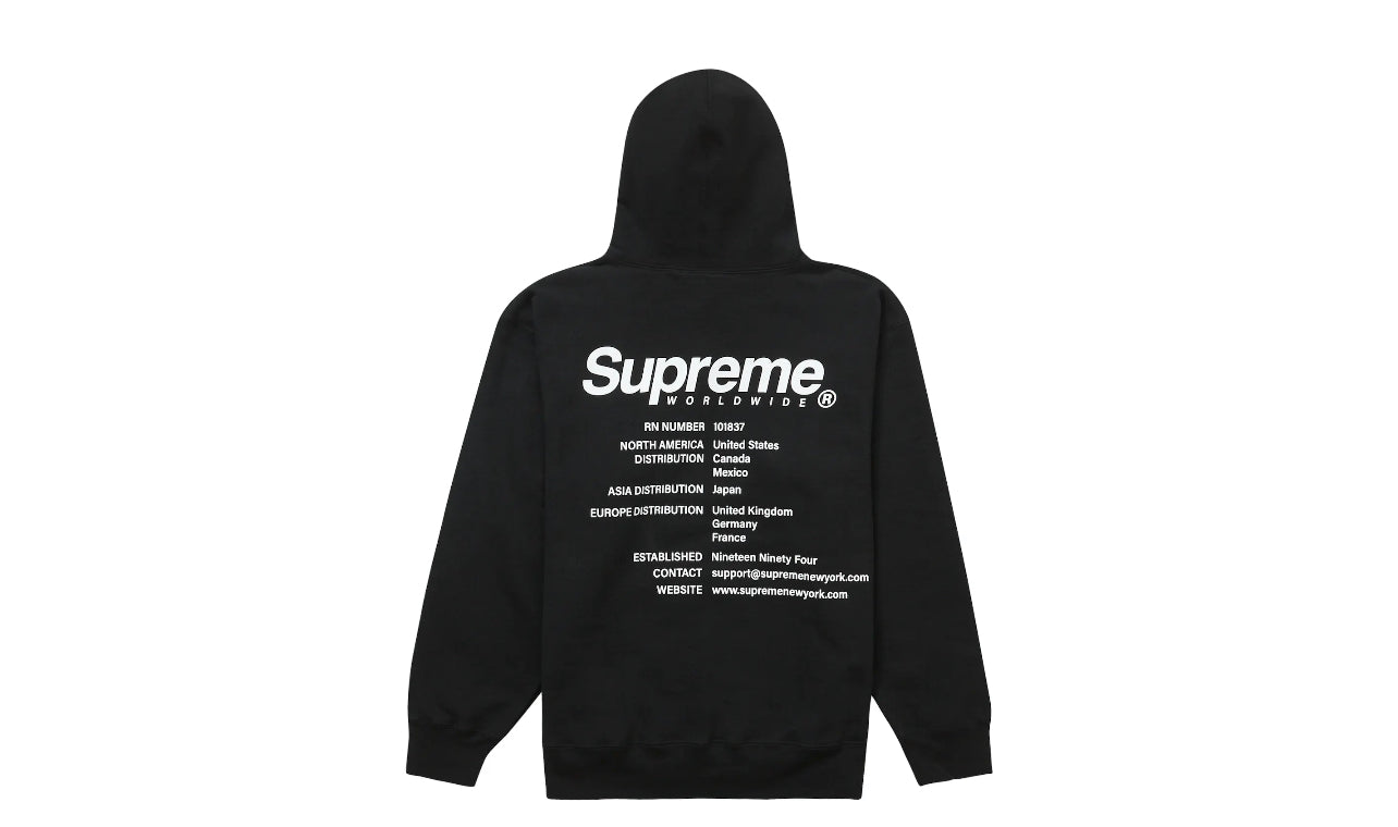 免税品購入 Supreme Worldwide Hooded Sweatshirt | temporada.studio