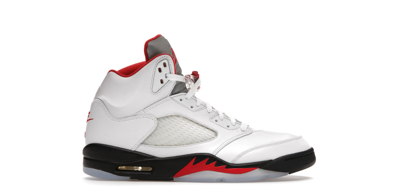 Jordan 5 Retro Fire Red Silver Tongue (Men’s)