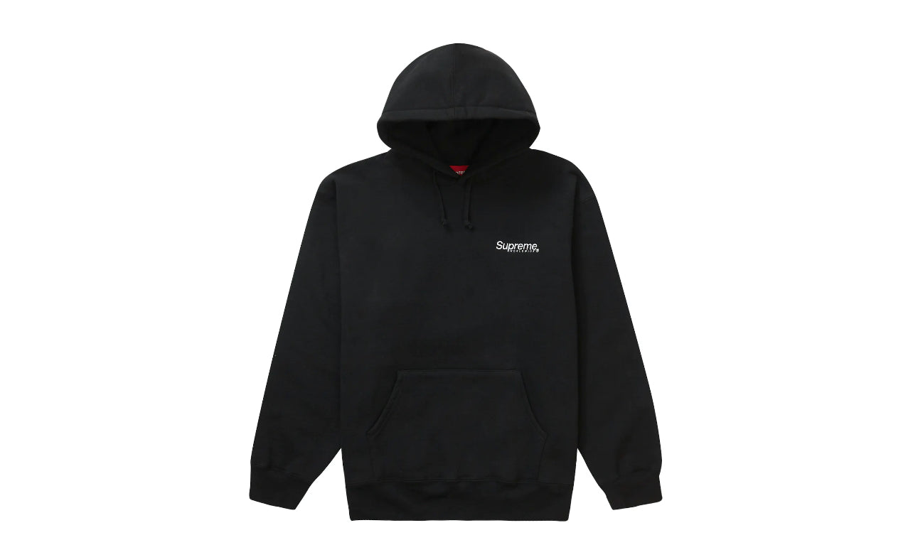 Supreme Worldwide Hooded Sweatshirt Black