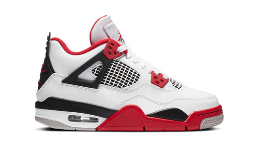 Jordan 4 Retro Fire Red (Youth)