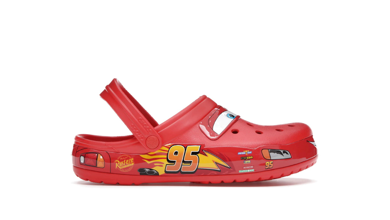 Lightning McQueen Crocs size 8W/6M