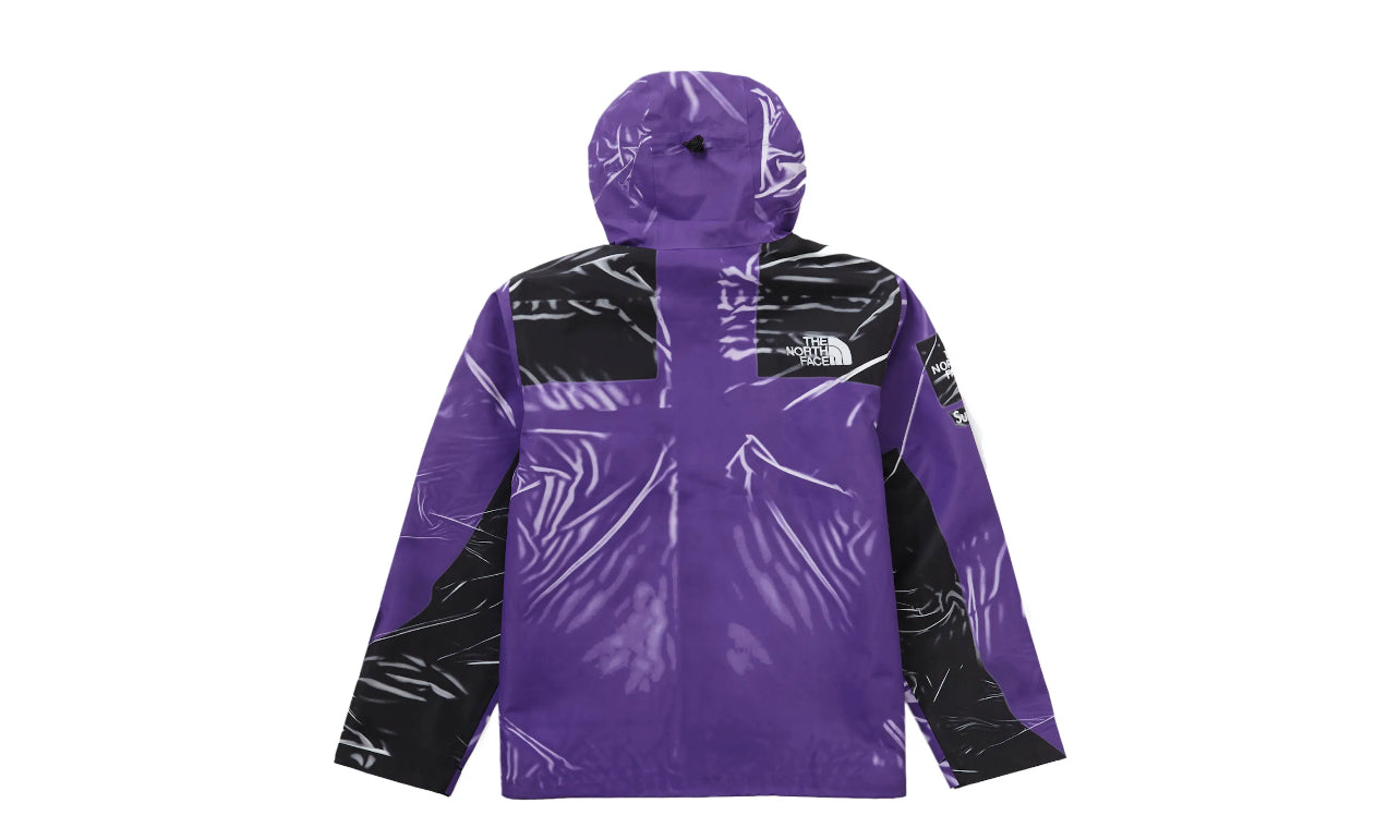 Supreme The North Face Printed Taped Seam Shell Trompe L'oeil Jacket Purple