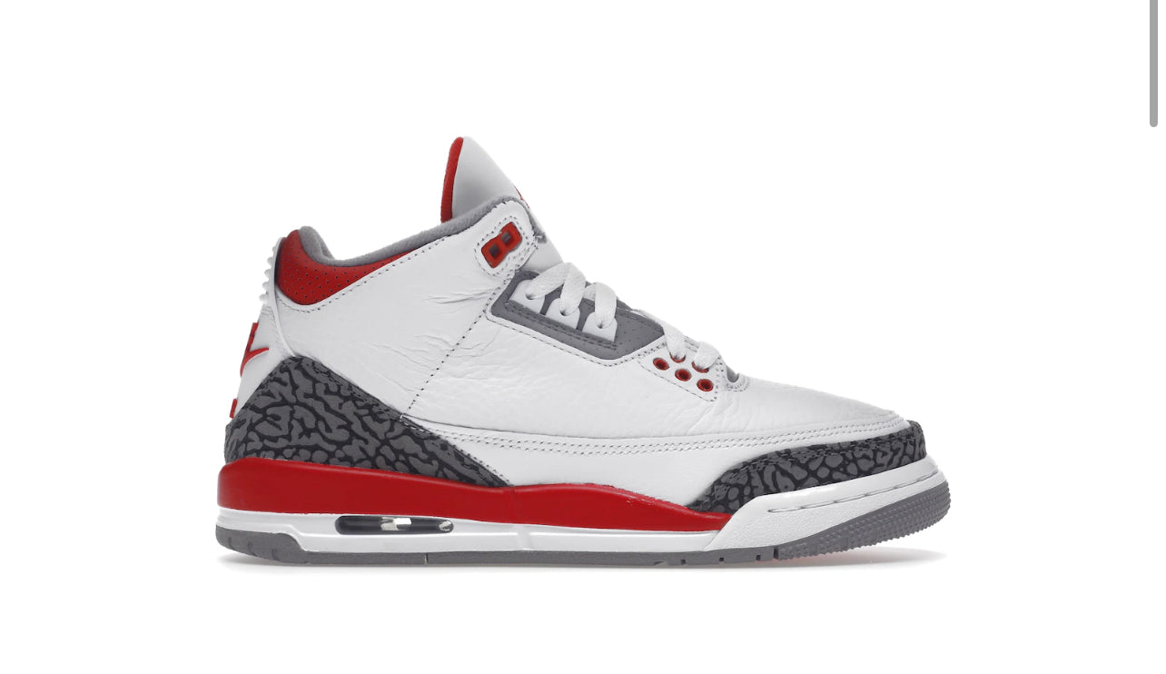 Jordan 3 Retro Fire Red (Youth)