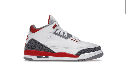 Jordan 3 Retro Fire Red (Youth)