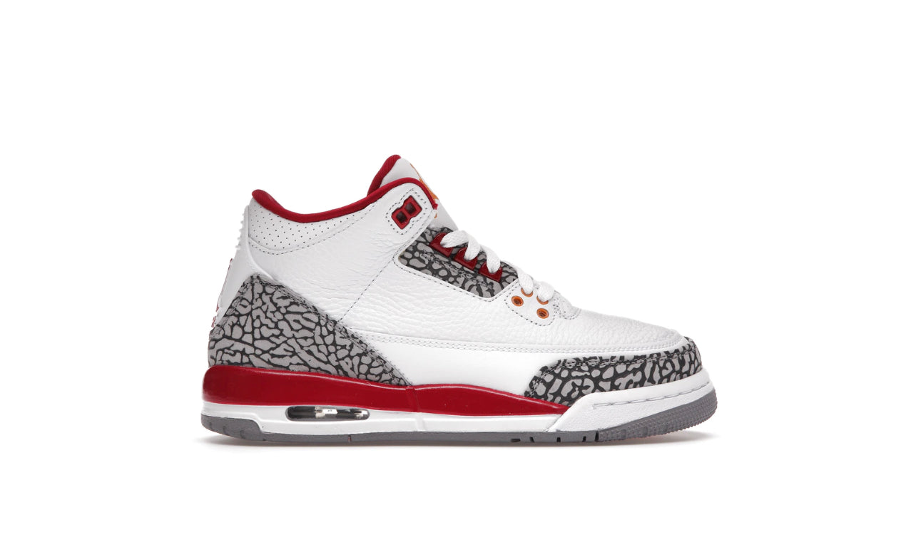 Jordan 3 Retro Cardinal Red (Youth)