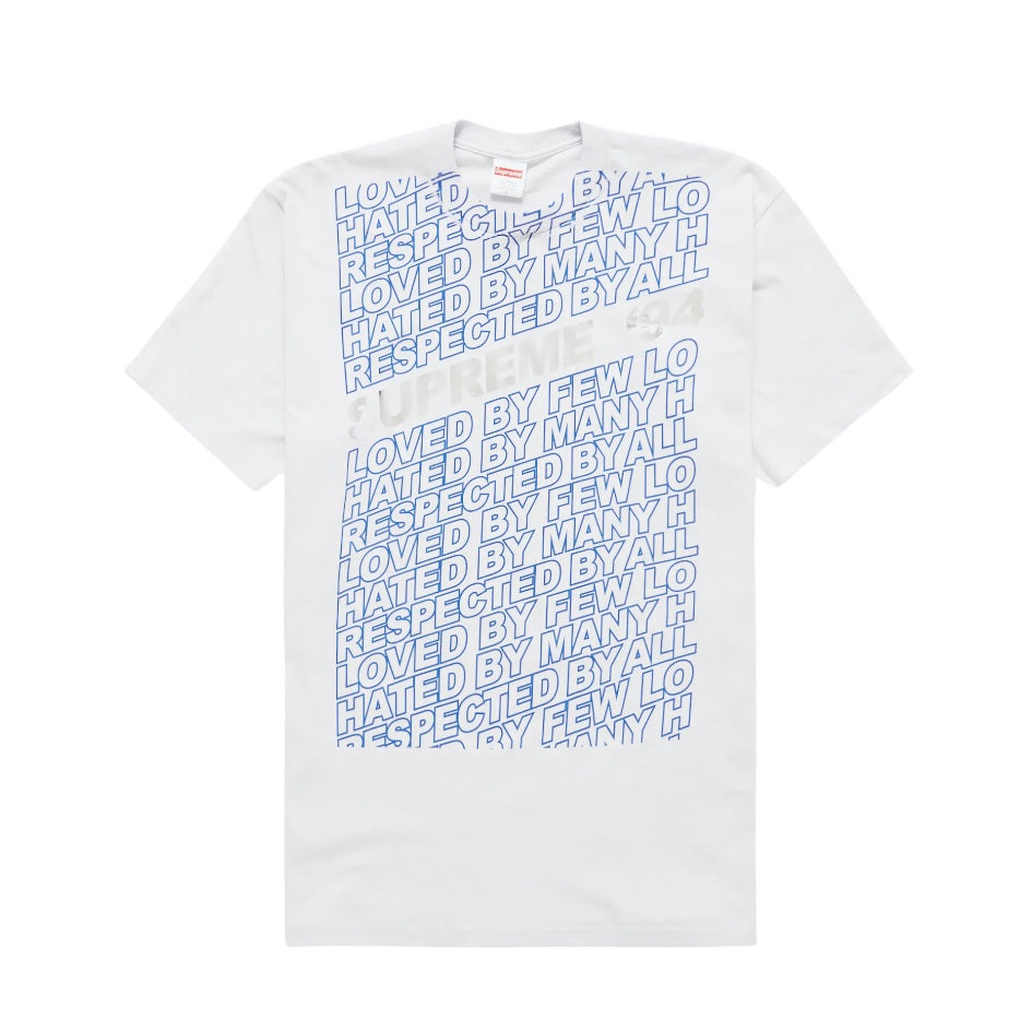 Supreme Respected Tee Pale Blue