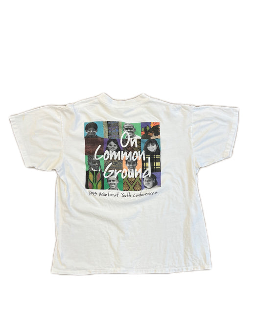 On Common Ground Vintage Tee White