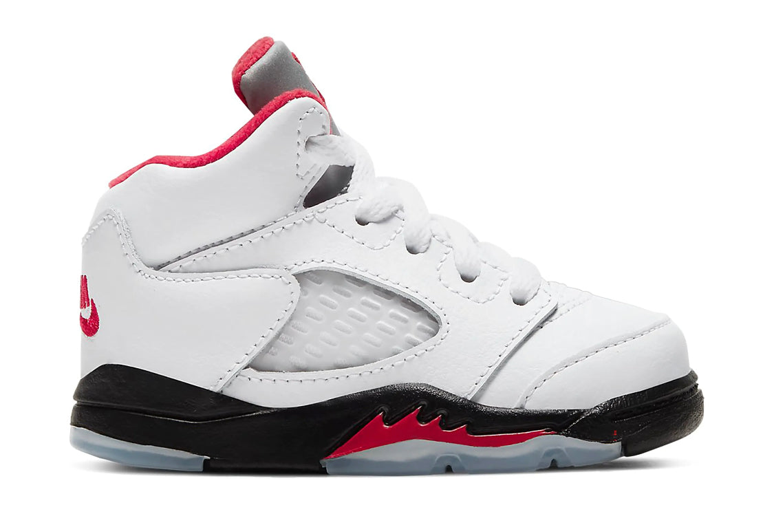 Jordan 5 Retro Fire Red Silver Tongue (TD)