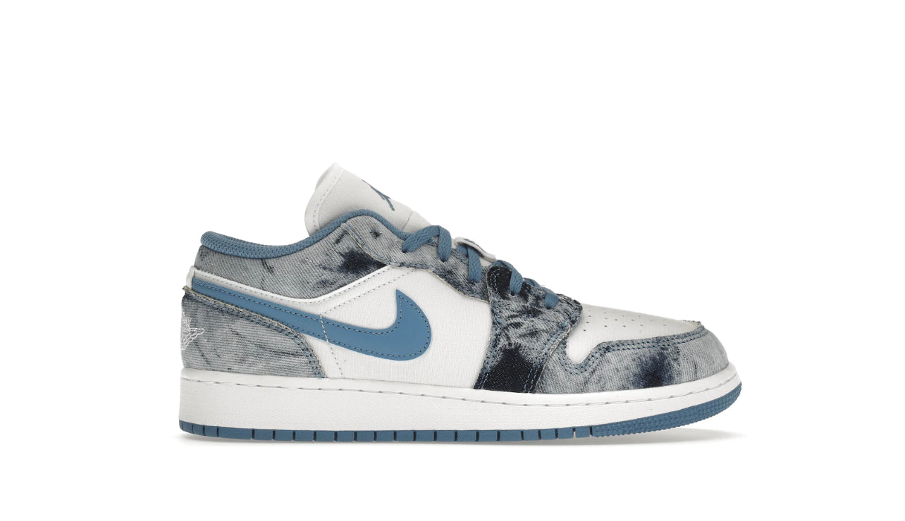 Jordan 1 Low Washed Denim (Youth)