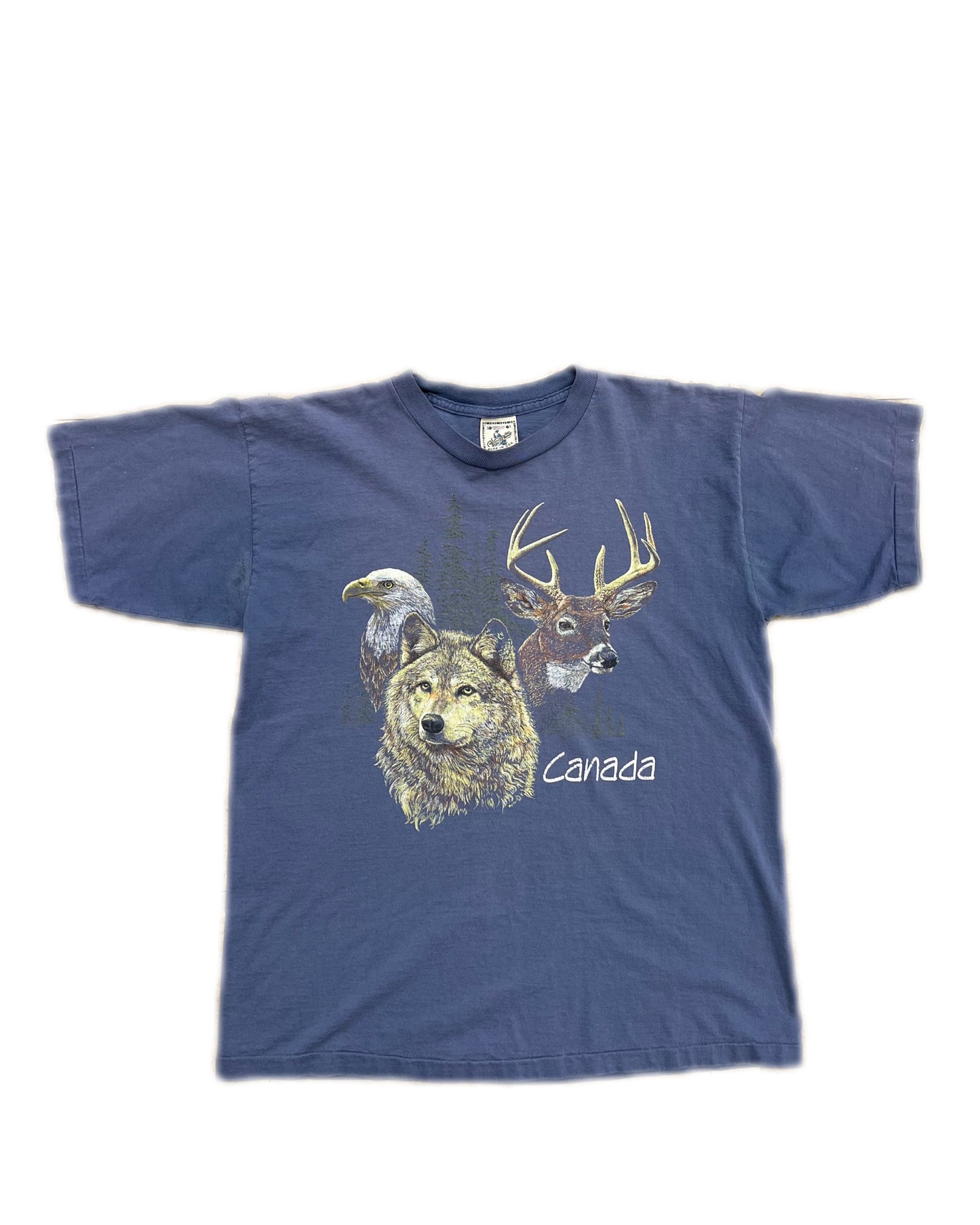 Canada Vintage Tee Blue