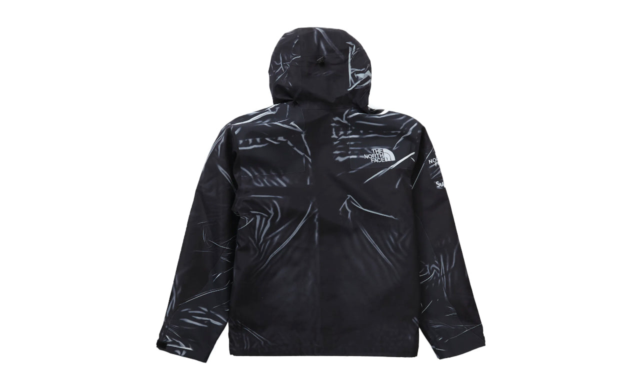 Supreme The North Face Printed Taped Seam Shell Trompe L'oeil Jacket Black
