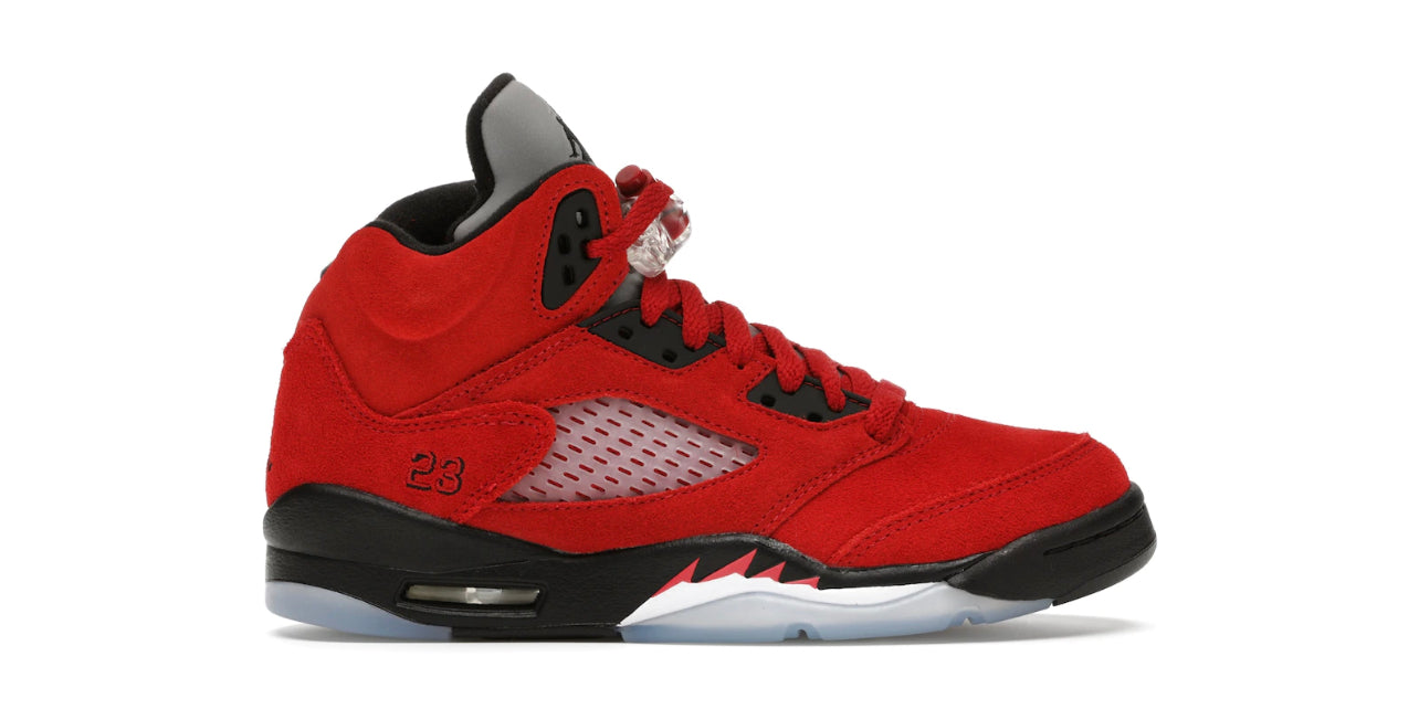 Jordan 5 Retro Raging Bull Red (Youth)