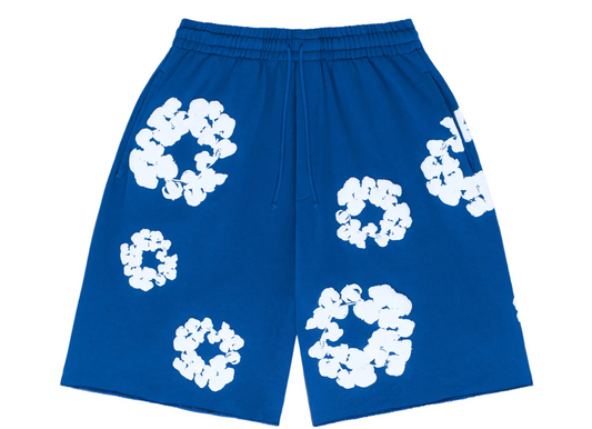 Denim Tears Cotton Wreath Shorts Blue