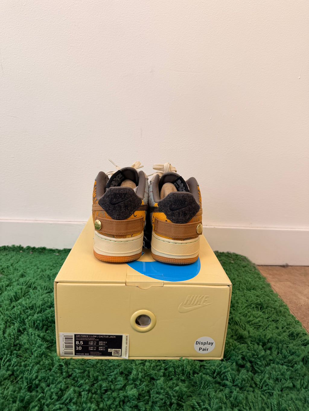 Used Nike Air Force 1 Travis Scott Cactus Jack (Men’s)