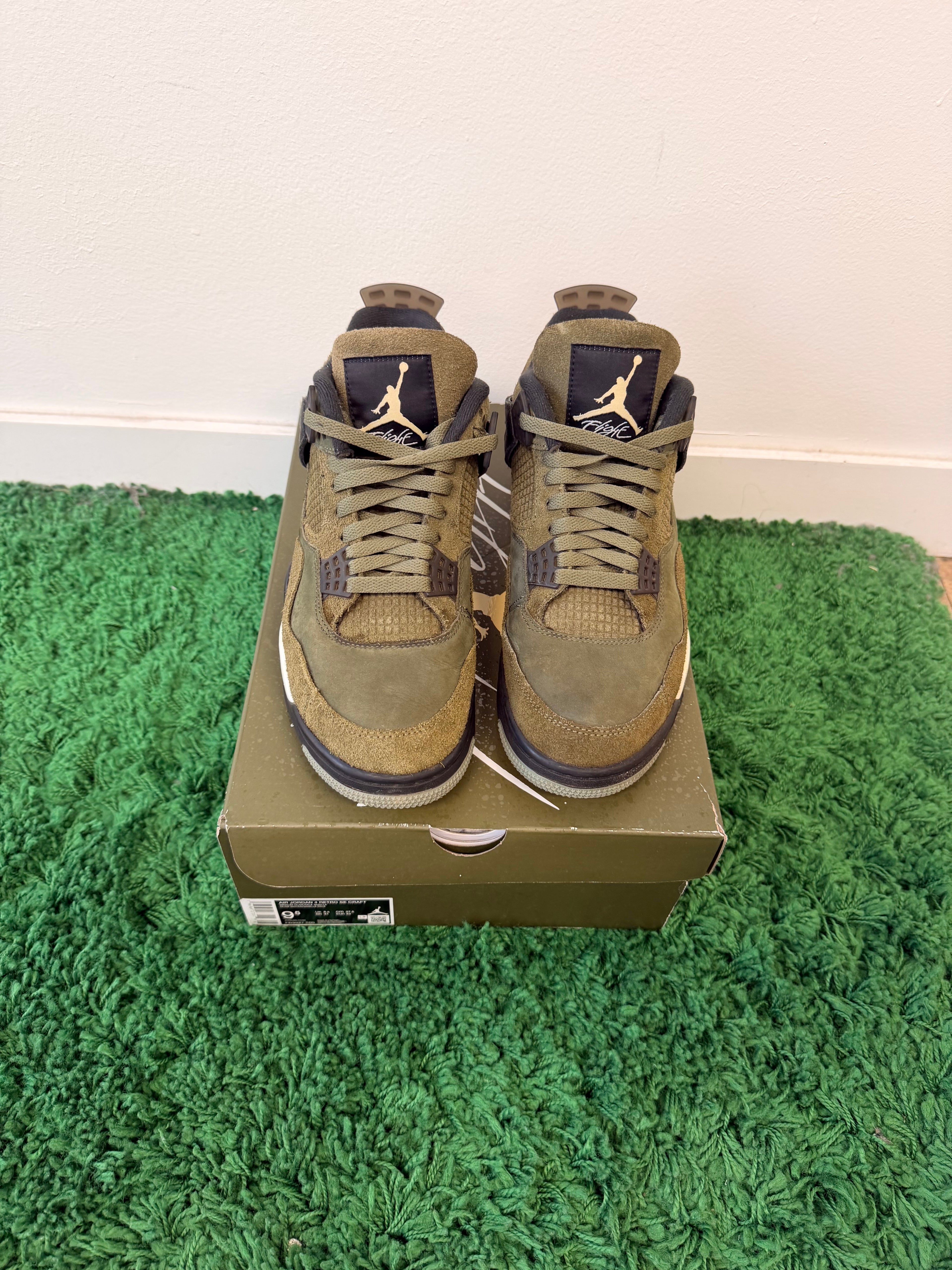 Used Jordan 4 Retro Craft Medium Olive (Men’s)