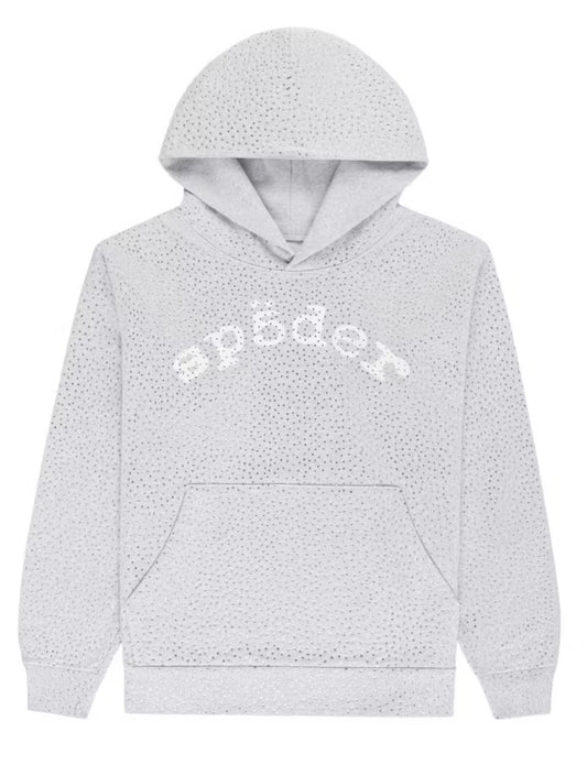 Sp5der VVS Hoodie Heather Grey