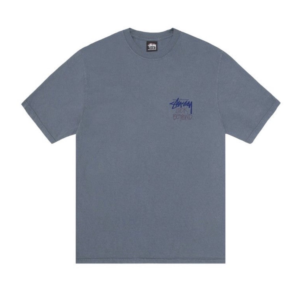 Stussy Look Beyond Pigment Dyed Tee Navy