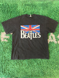 Vintage Beatles Flag Tee Black