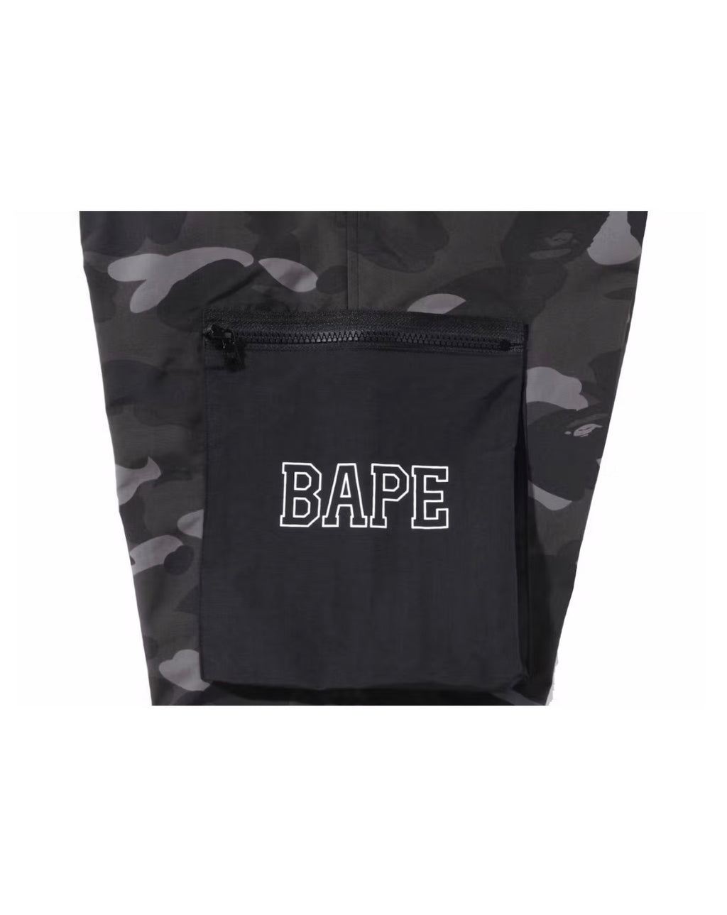 BAPE Color Camo Military Pants Black