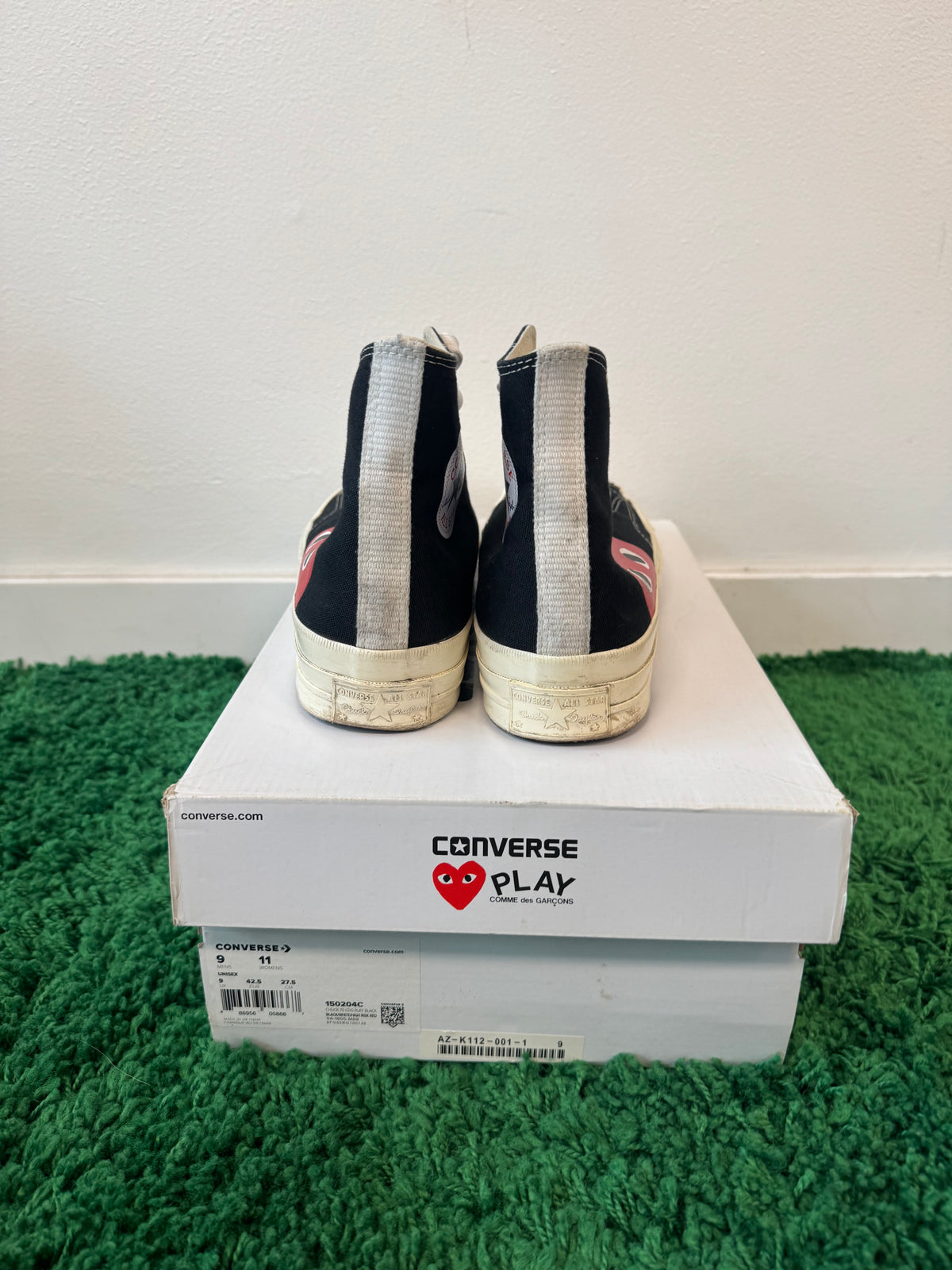 Used Converse Chuck Taylor All Star 70 HI CDG Black (Men’s)