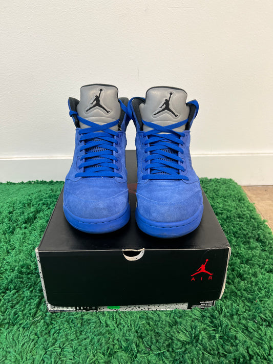 Used Jordan 5 Retro Blue Suede (Men’s)