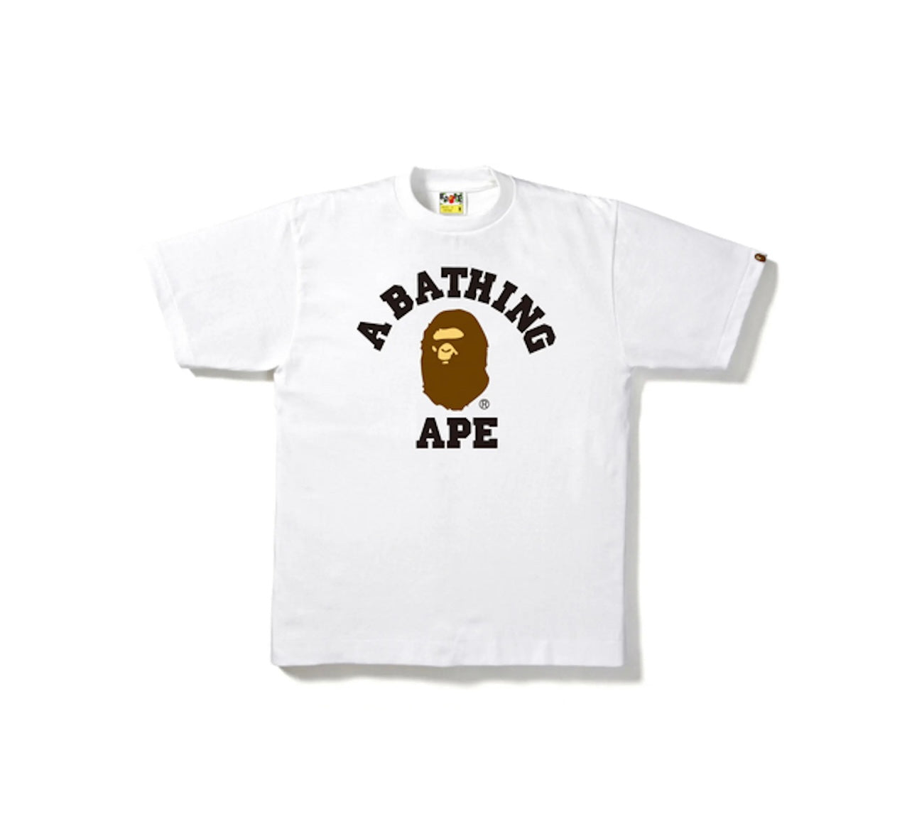 Bape College Tee White