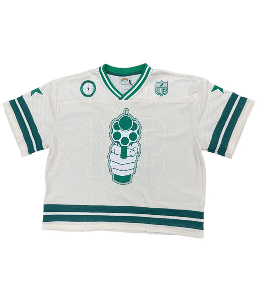 Bravest Studios Cream 911 Football Jersey (Men’s)