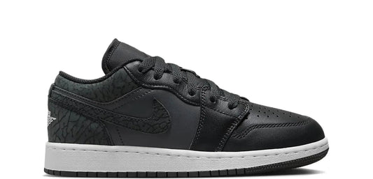 Jordan 1 Low SE Black Elephant (Youth)