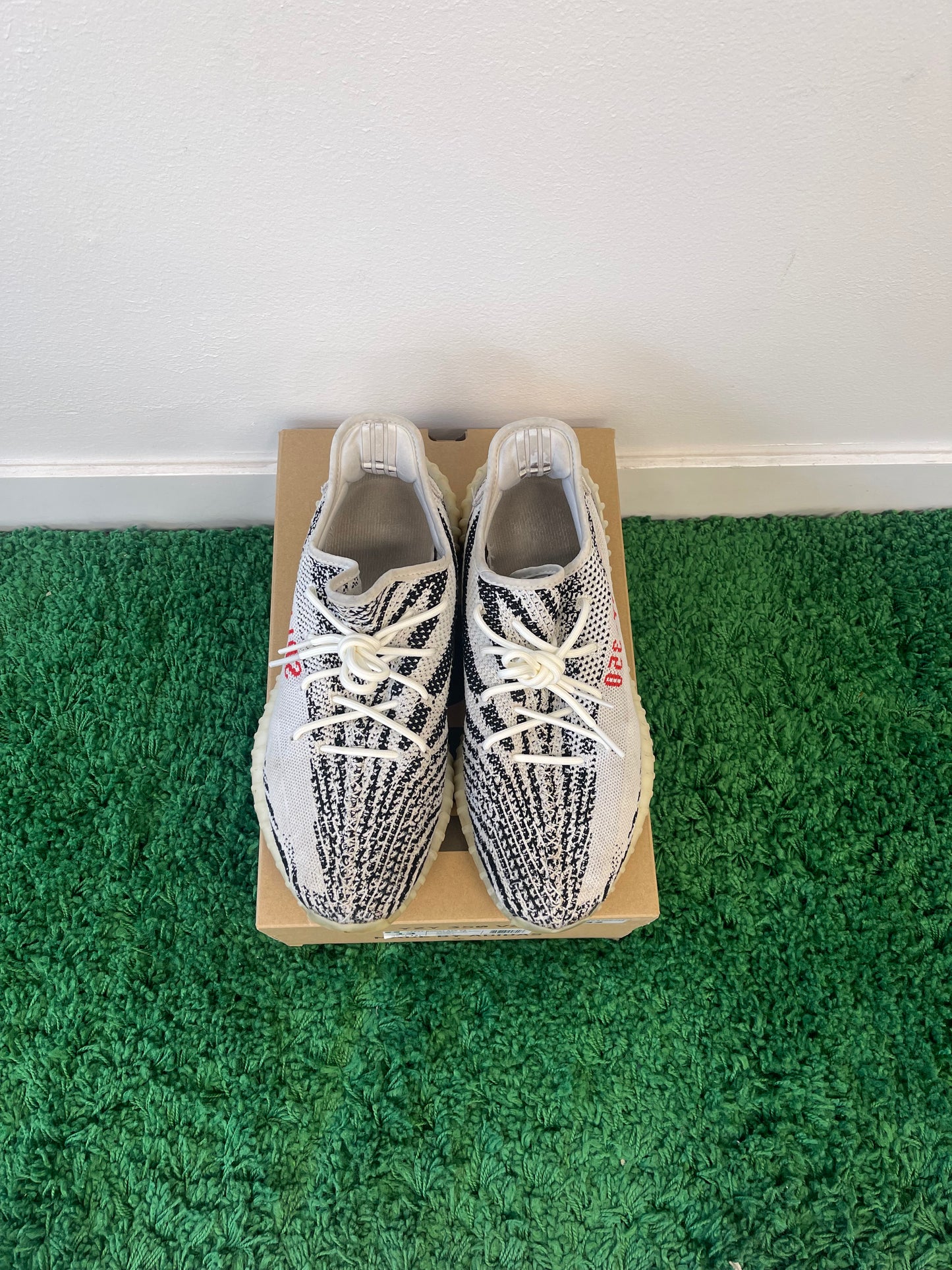 Used Adidas Yeezy Boost 350 V2 Zebra