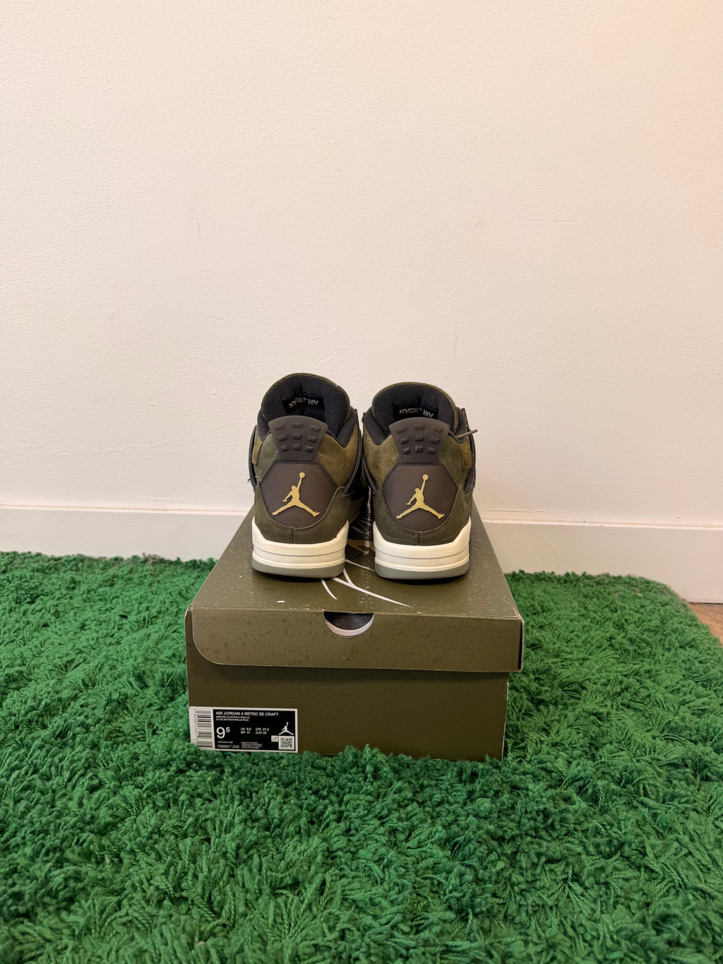 Used Jordan 4 Retro Craft Medium Olive (Men’s)