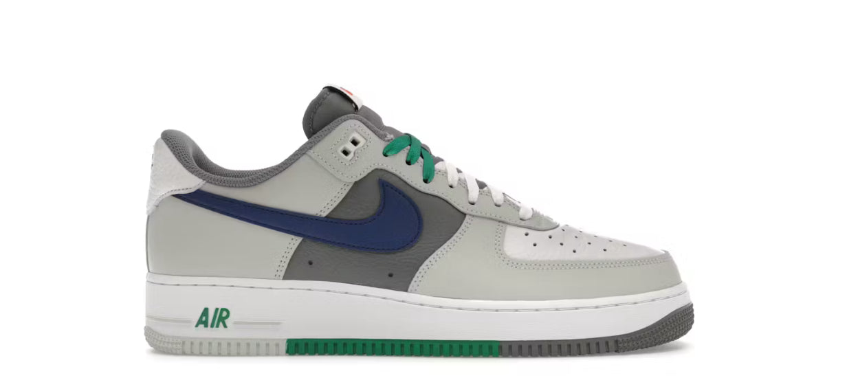 Nike Air Force 1 Low ‘07 LV8 Split Light Silver Deep Royal Blue (Men’s)