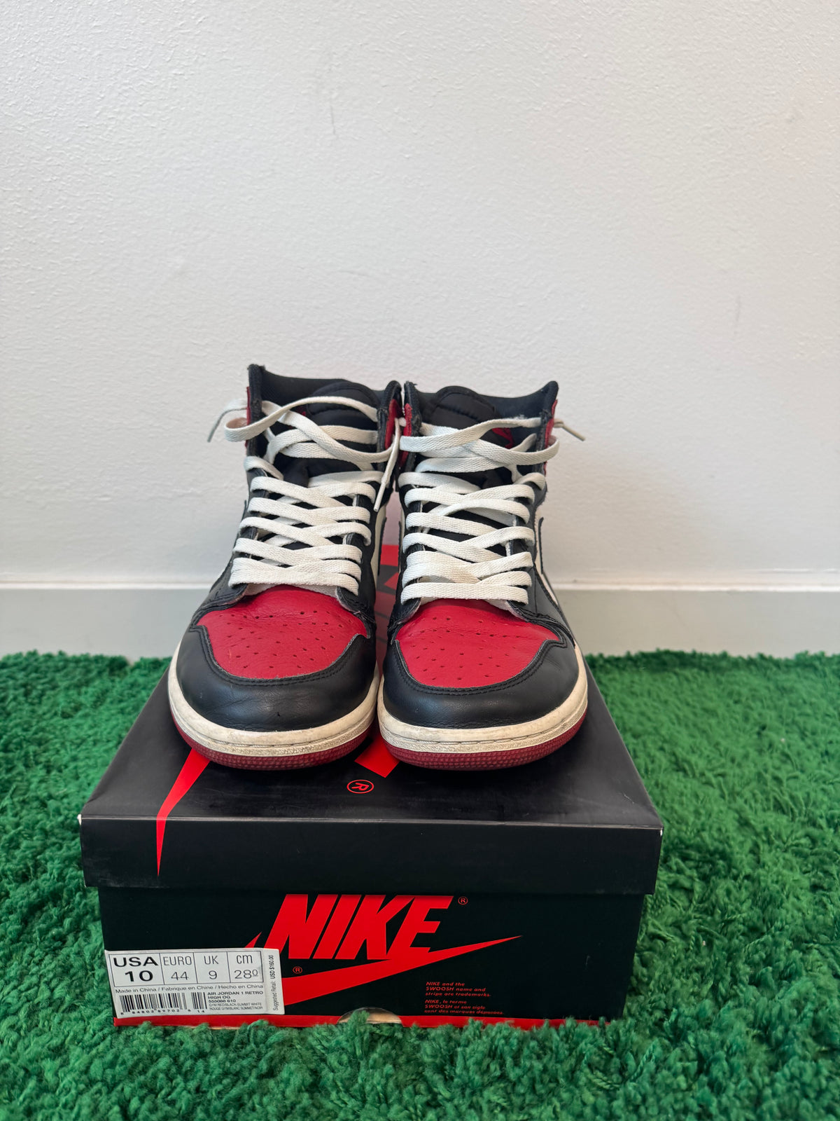 Used Jordan 1 Retro High Bred Toe (Men’s)