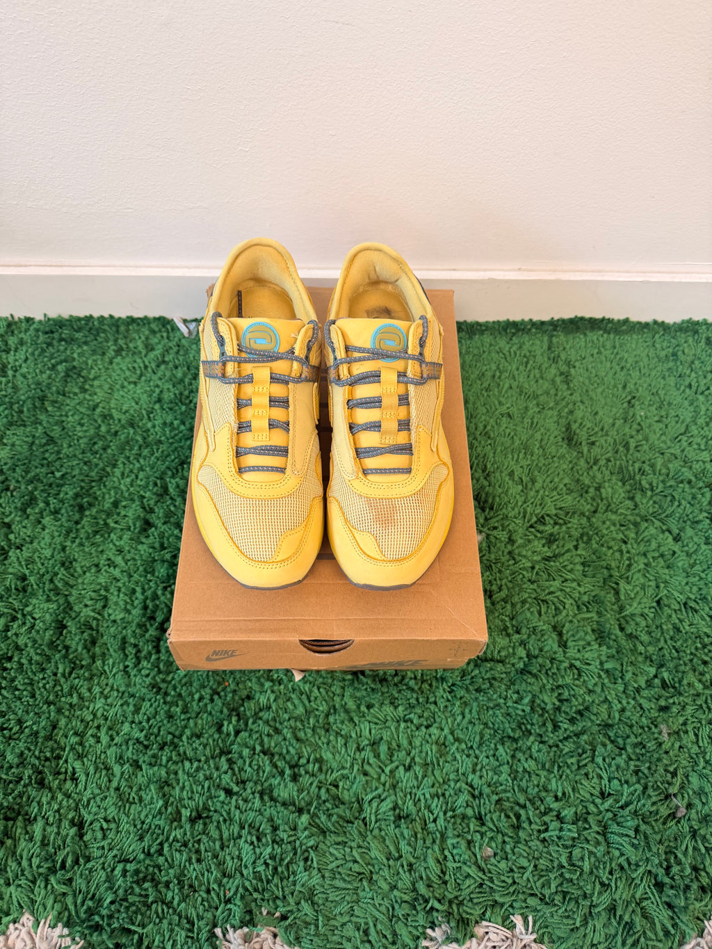 Used Nike Air Max 1 Travis Scott Cactus Jack Saturn Gold (Men’s)