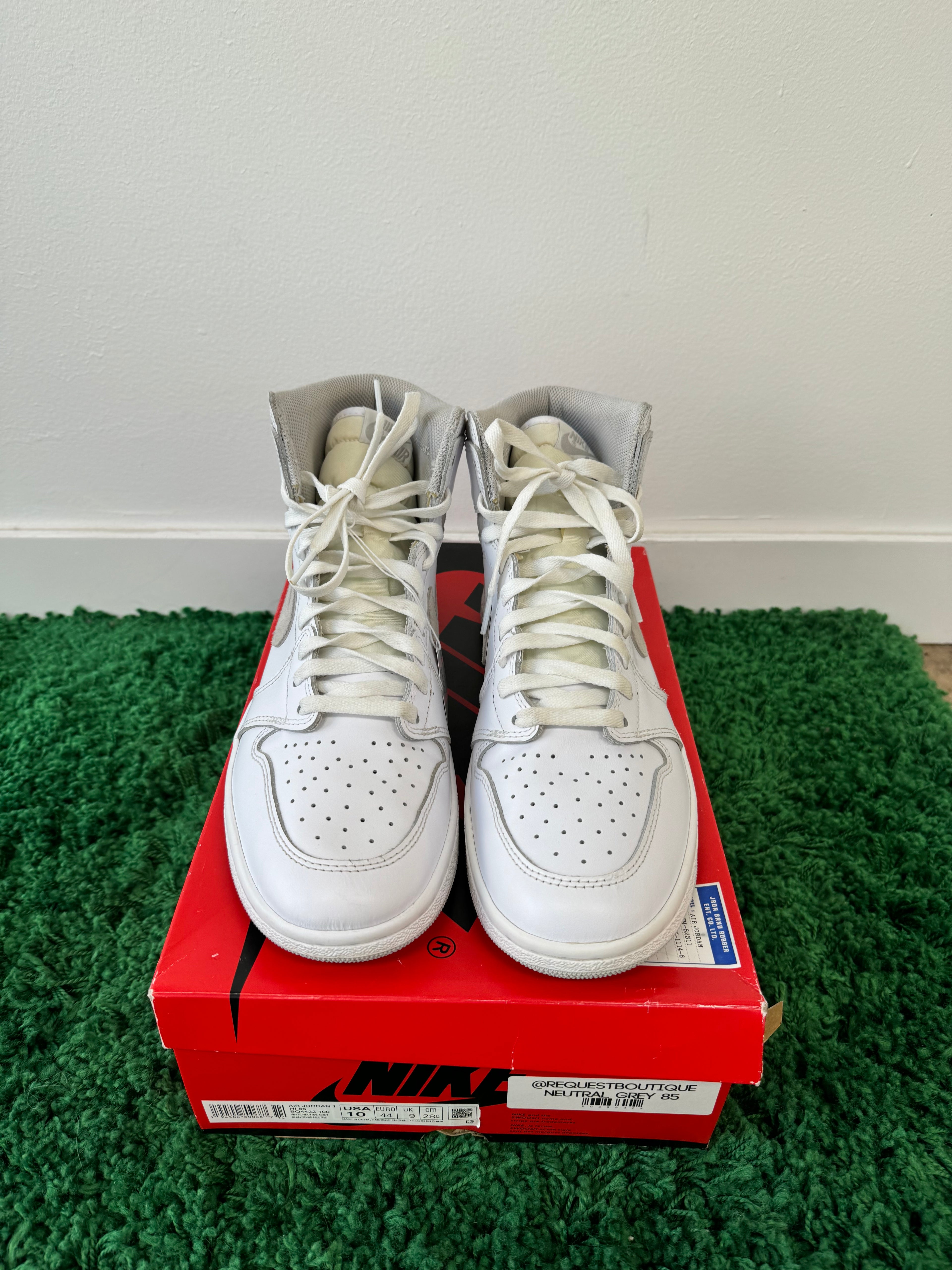 Used Jordan 1 Retro High ‘85 Neutral Grey (Men’s)
