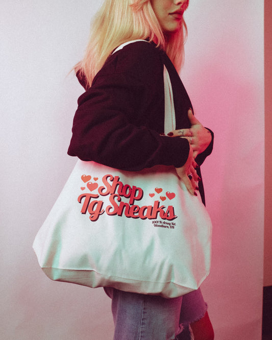 TG Sneaks Valentine’s Day Tote Bag (Pink)