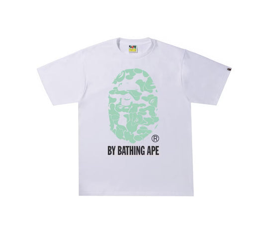 Bape Text Code Camo By Bathing Ape Tee White