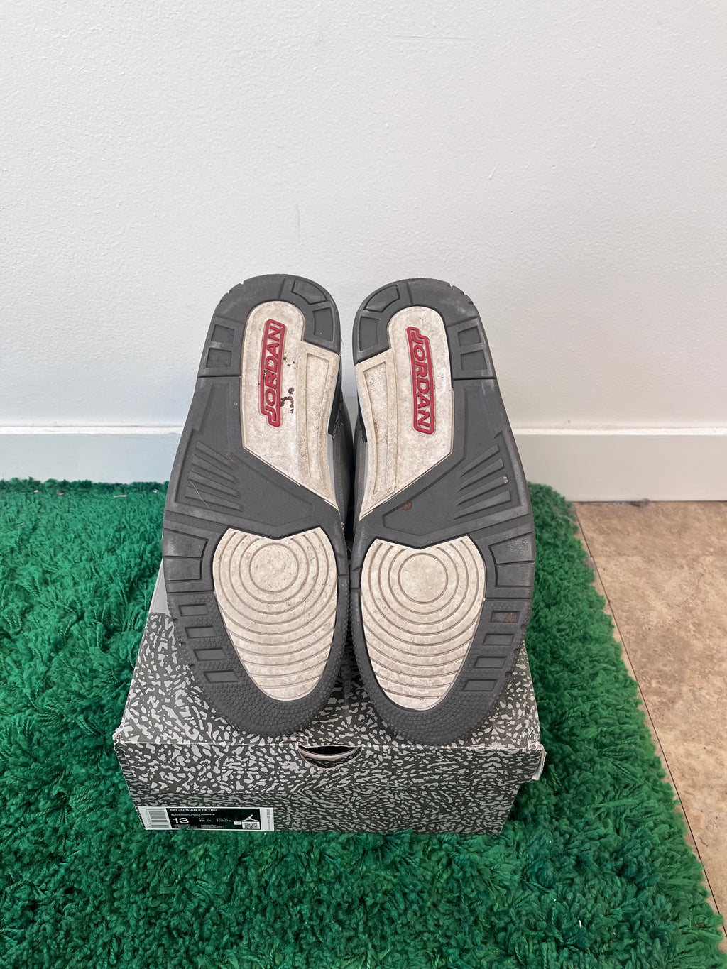Used Jordan 3 Cool Grey Retro (MENS)
